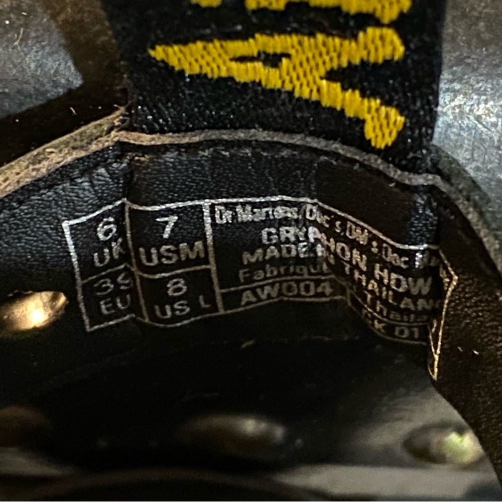 Not for Sale, Tagged my daughters account in comments! Dr. Martens Gryphon HDW - Picture 5 of 6